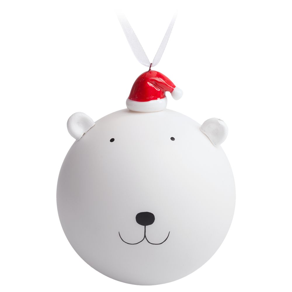 Елочный шар с фигуркой «Новогодний мишка», 9 см